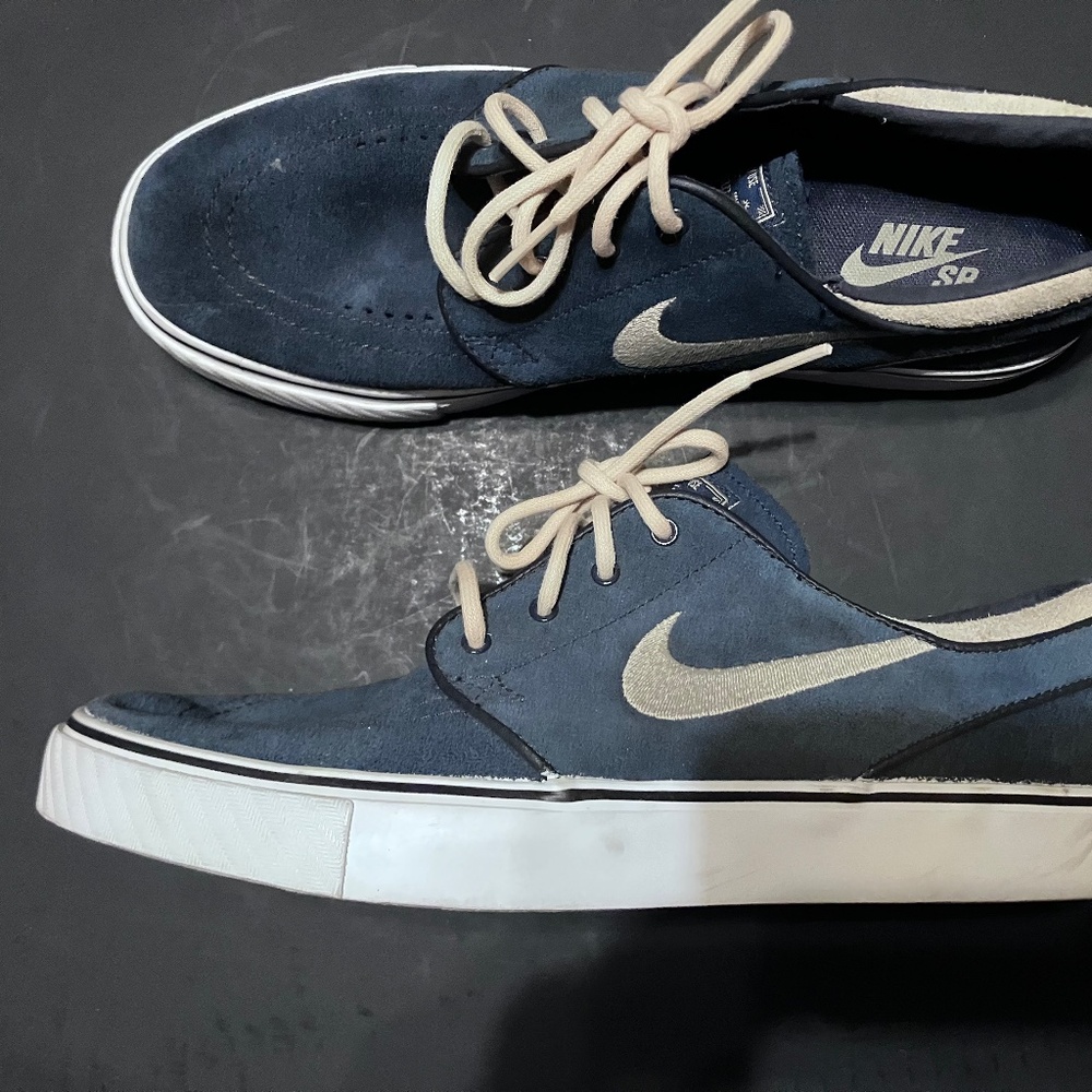 Navy Nike Janoski Zoom Suede - Men's 8 Women's 9.5